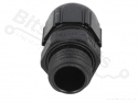 Kabelwartel 1-5mm M12 IP68 water-/stofdicht zwart